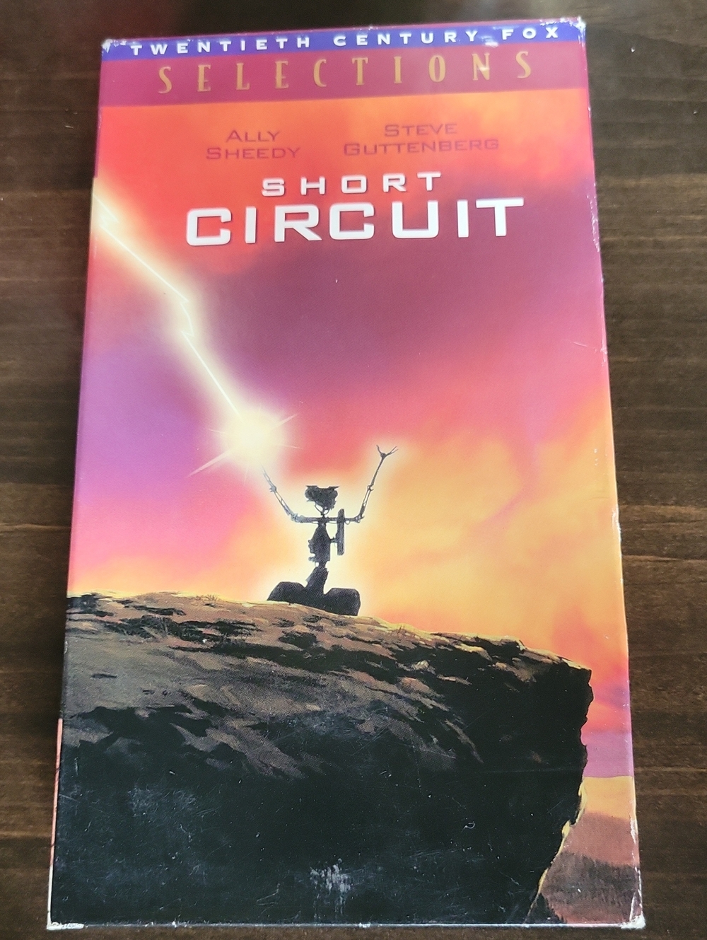 Short Circuit VHS Cover - Orange & Purple
